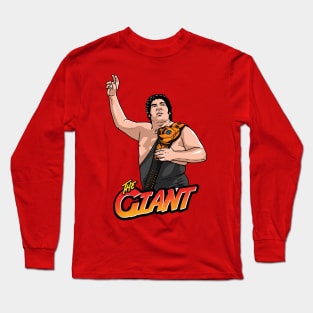 the giant champion manga Long Sleeve T-Shirt